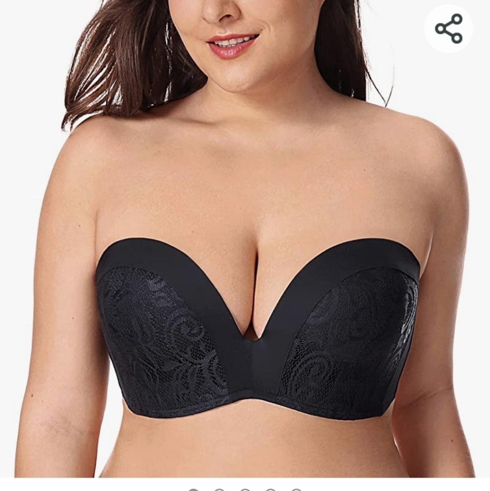 Strapless bra
